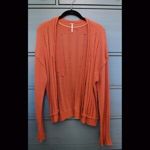 Free People Tangerine Over Sweater XL